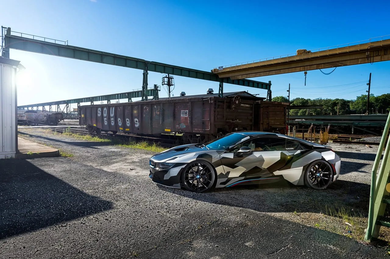 Savini BM14 Gloss Black on BMW i8 I12.1, photo 6