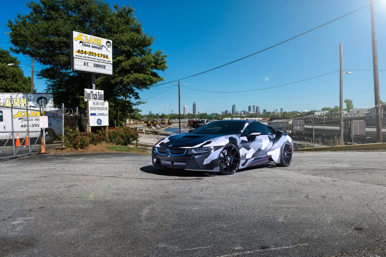 Savini BM14 Gloss Black on BMW i8 I12.1, photo 2