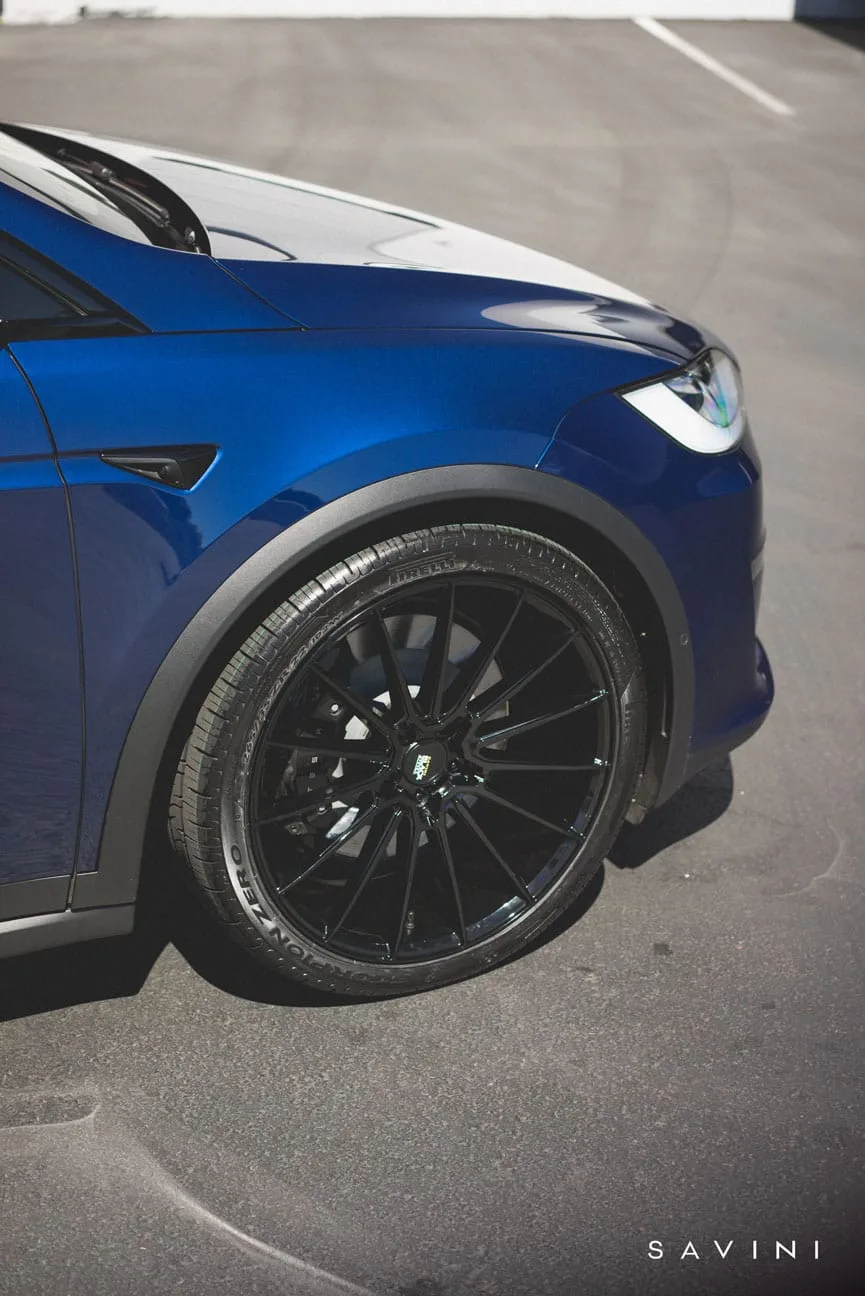 Savini BM16 Gloss Black on Tesla Model X Original (2015-2021), photo 5