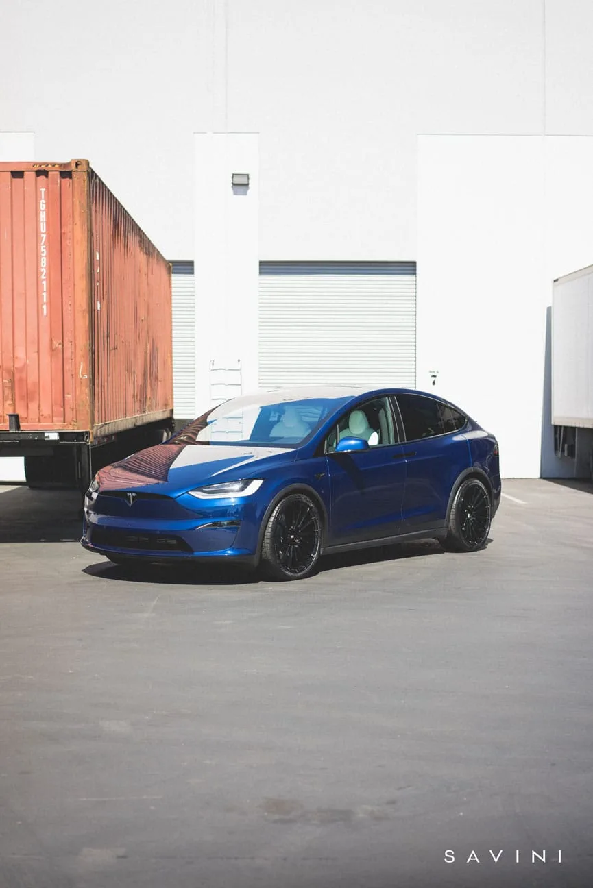 Savini BM16 Gloss Black on Tesla Model X Original (2015-2021), photo 10