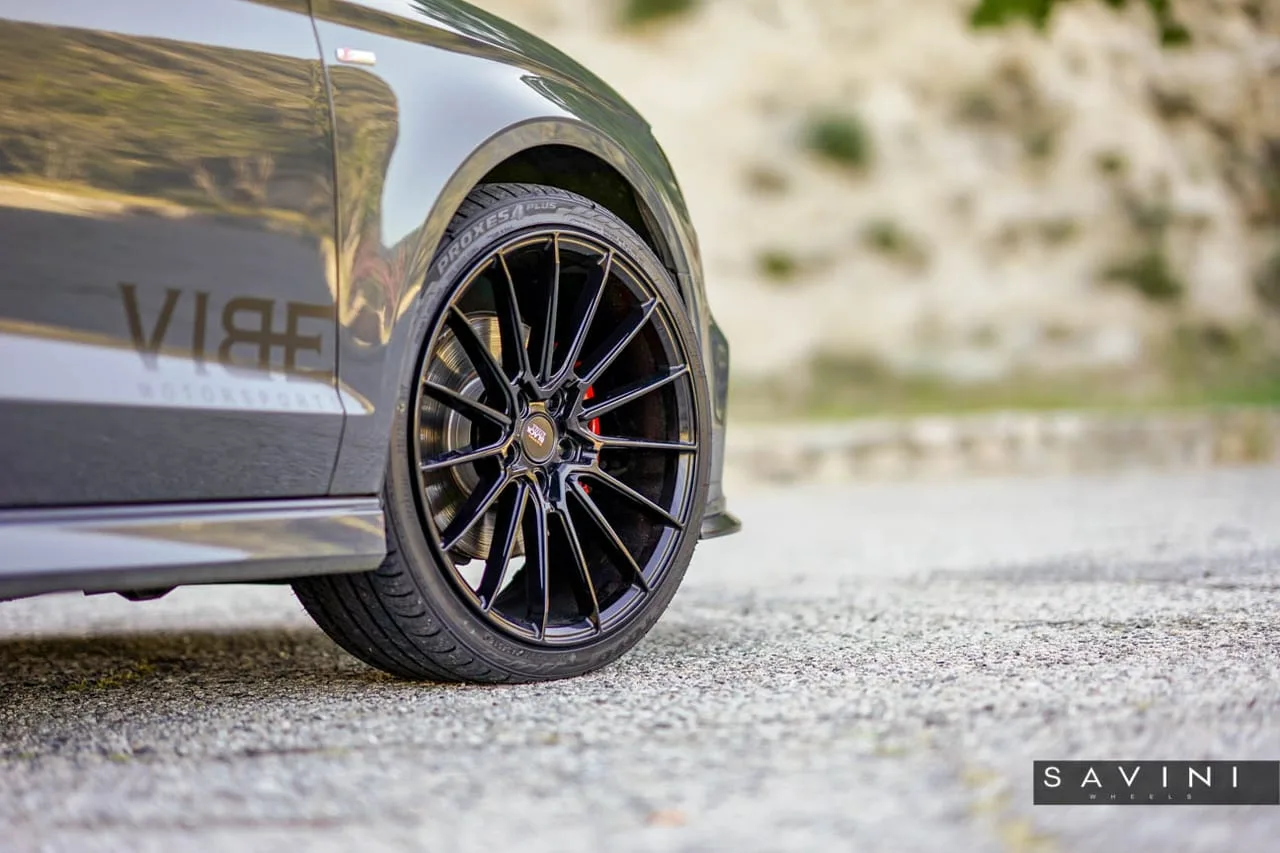 Savini BM16 Gloss Black on Audi A7 4K.1, photo 3