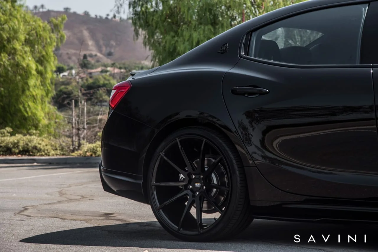 Savini Forged Wheels on Maserati Ghibli Third Gen.1, photo 6