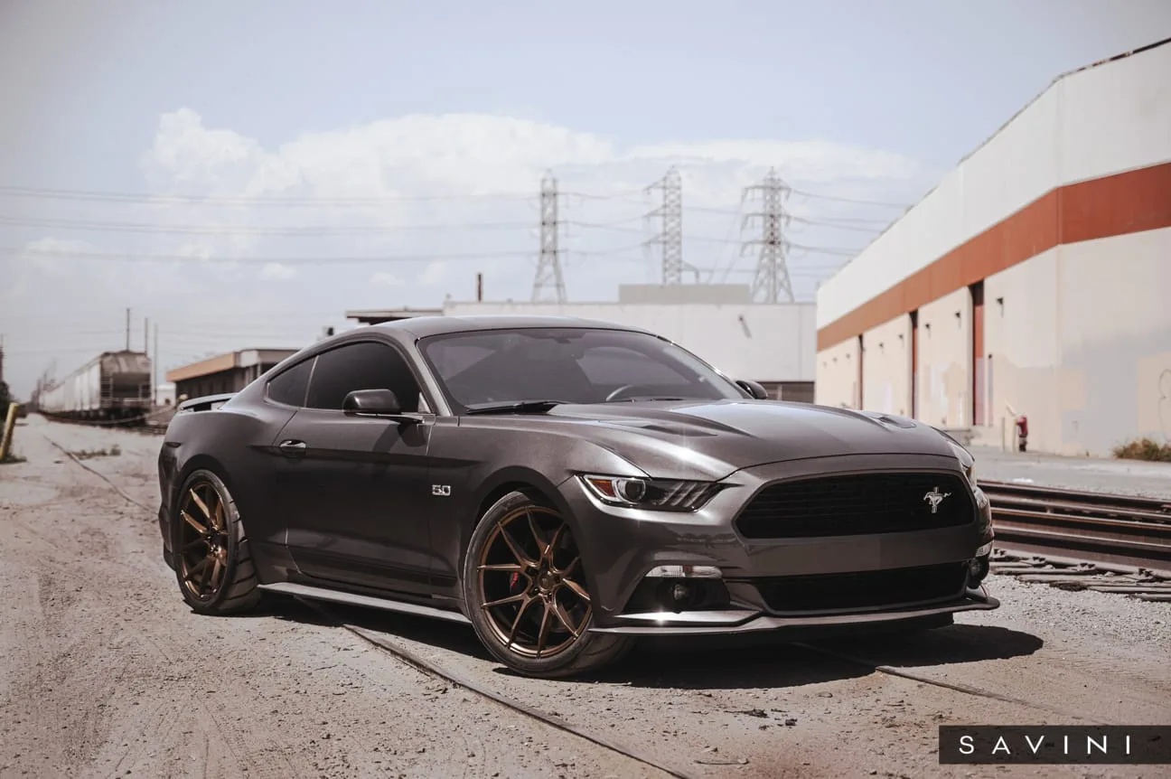 Savini Forged Wheels on Ford Mustang S550.1