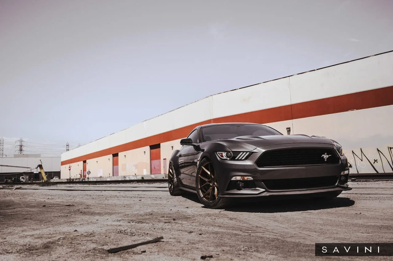 Savini Forged Wheels on Ford Mustang S550.1, photo 3