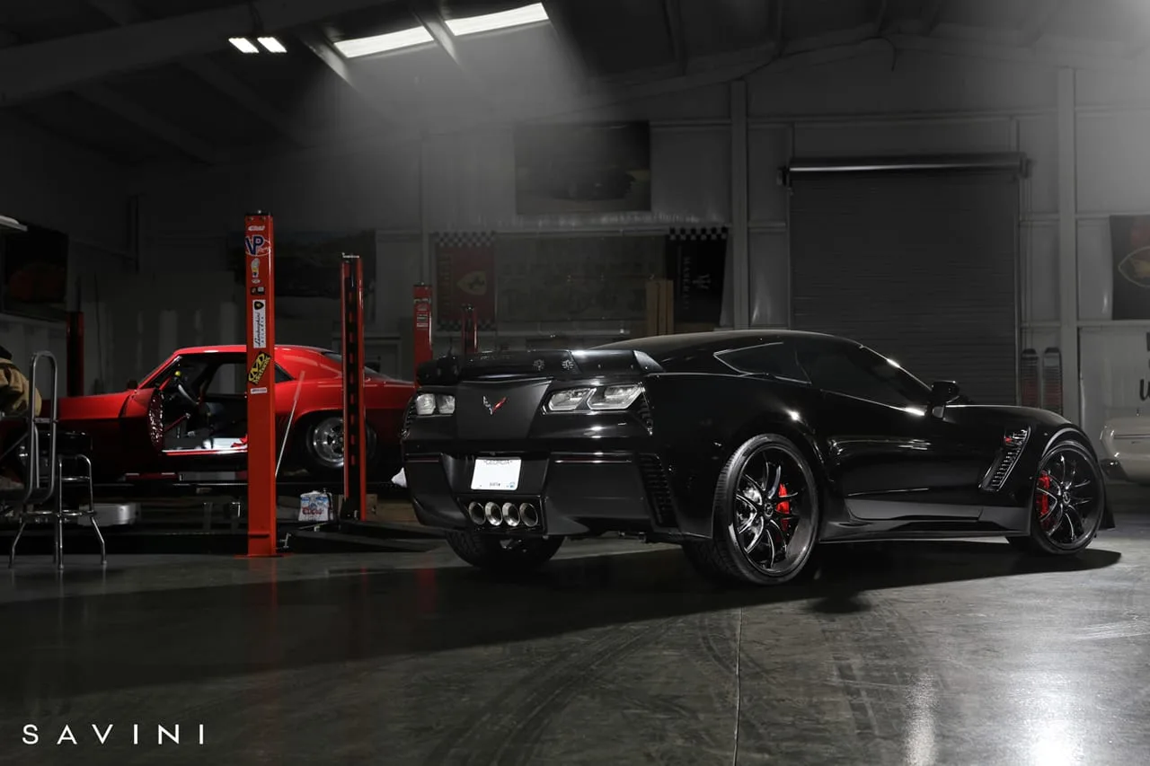 Savini Forged Wheels on Chevrolet Corvette C7, photo 5