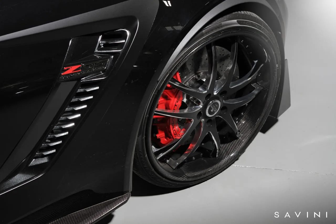 Savini Forged Wheels on Chevrolet Corvette C7, photo 4
