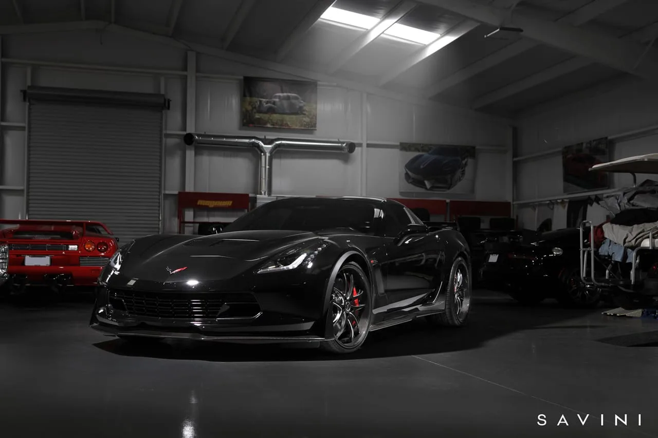 Savini Forged Wheels on Chevrolet Corvette C7, photo 2