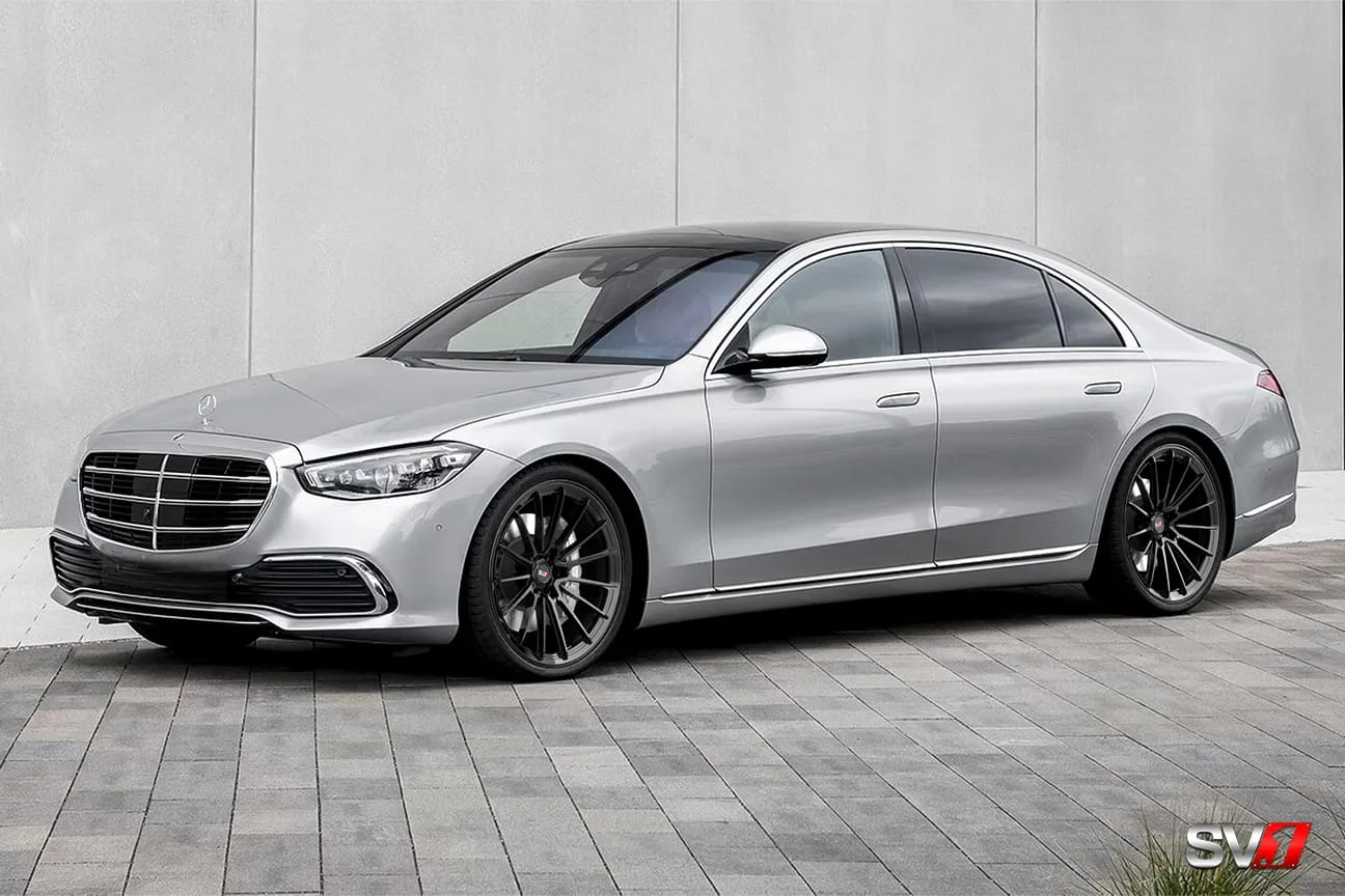 Savini R2 Gloss Black on Mercedes-Benz S-Class W223.1, photo 3