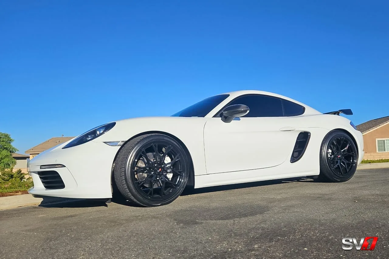Savini R3 Gloss Black on Porsche Cayman 982, photo 4