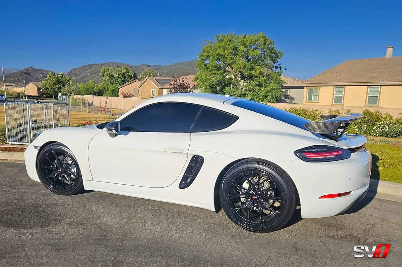 Savini R3 Gloss Black on Porsche Cayman 982, photo 2