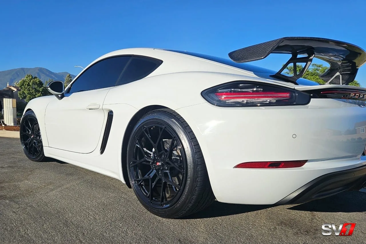Savini R3 Gloss Black on Porsche Cayman 982, photo 3