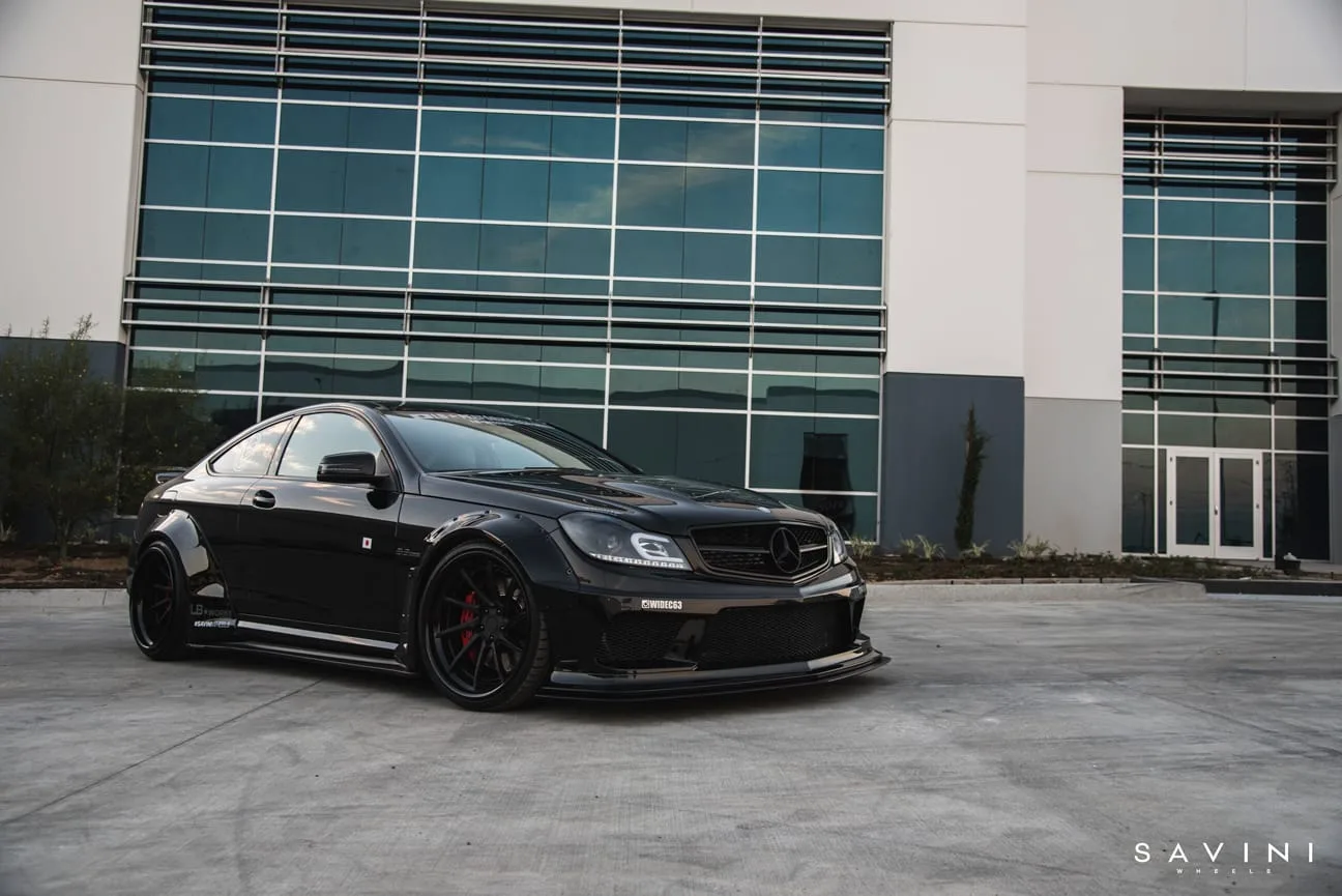 Savini SV-F4 on Mercedes-Benz C-Class W204.1