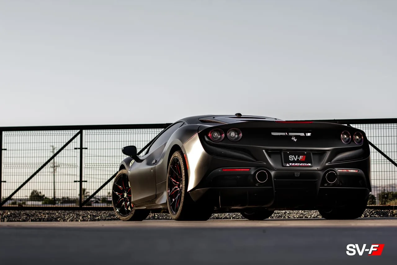 Savini SV-F5 Gloss Black on Ferrari F8 F142MFL, photo 6