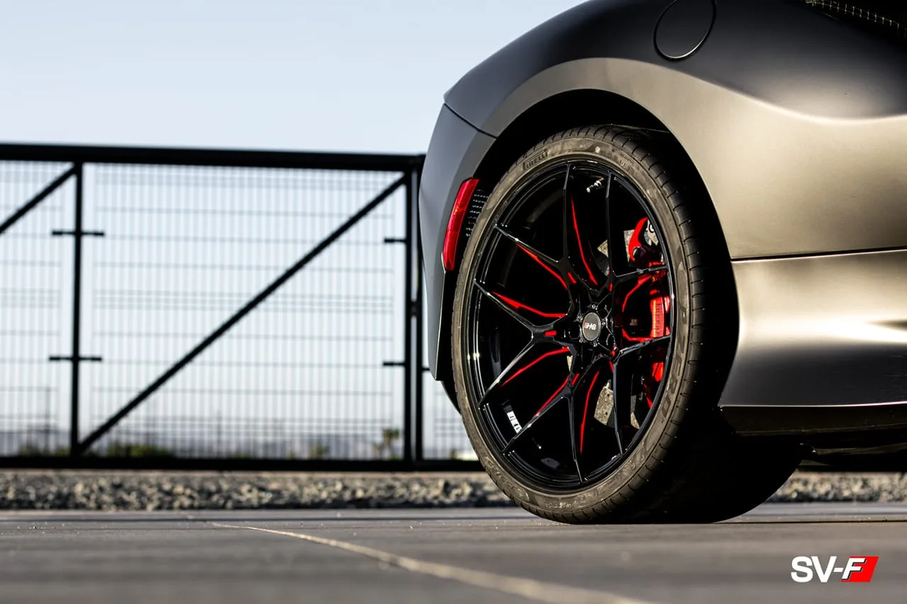 Savini SV-F5 Gloss Black on Ferrari F8 F142MFL, photo 4