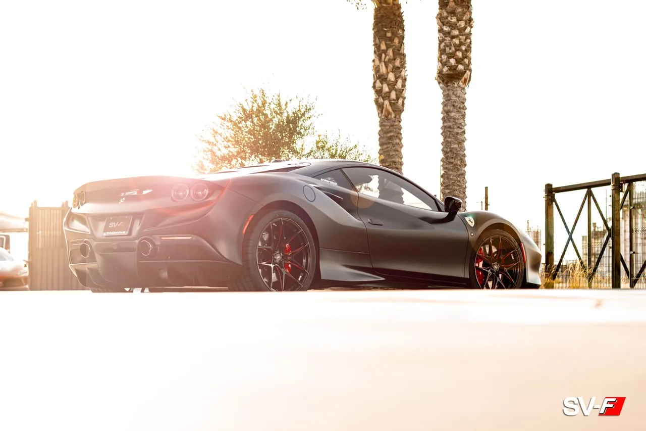Savini SV-F5 Gloss Black on Ferrari F8 F142MFL, photo 8
