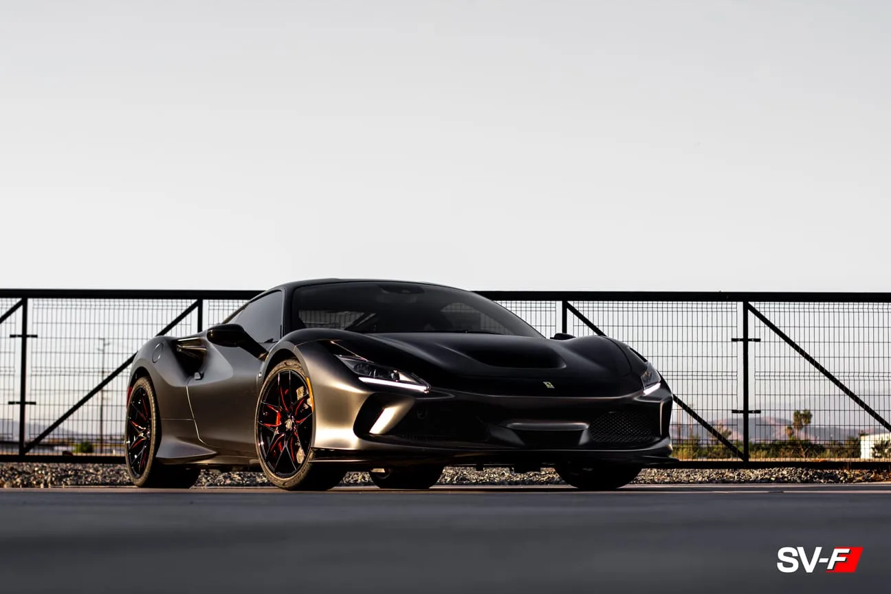 Savini SV-F5 Gloss Black on Ferrari F8 F142MFL