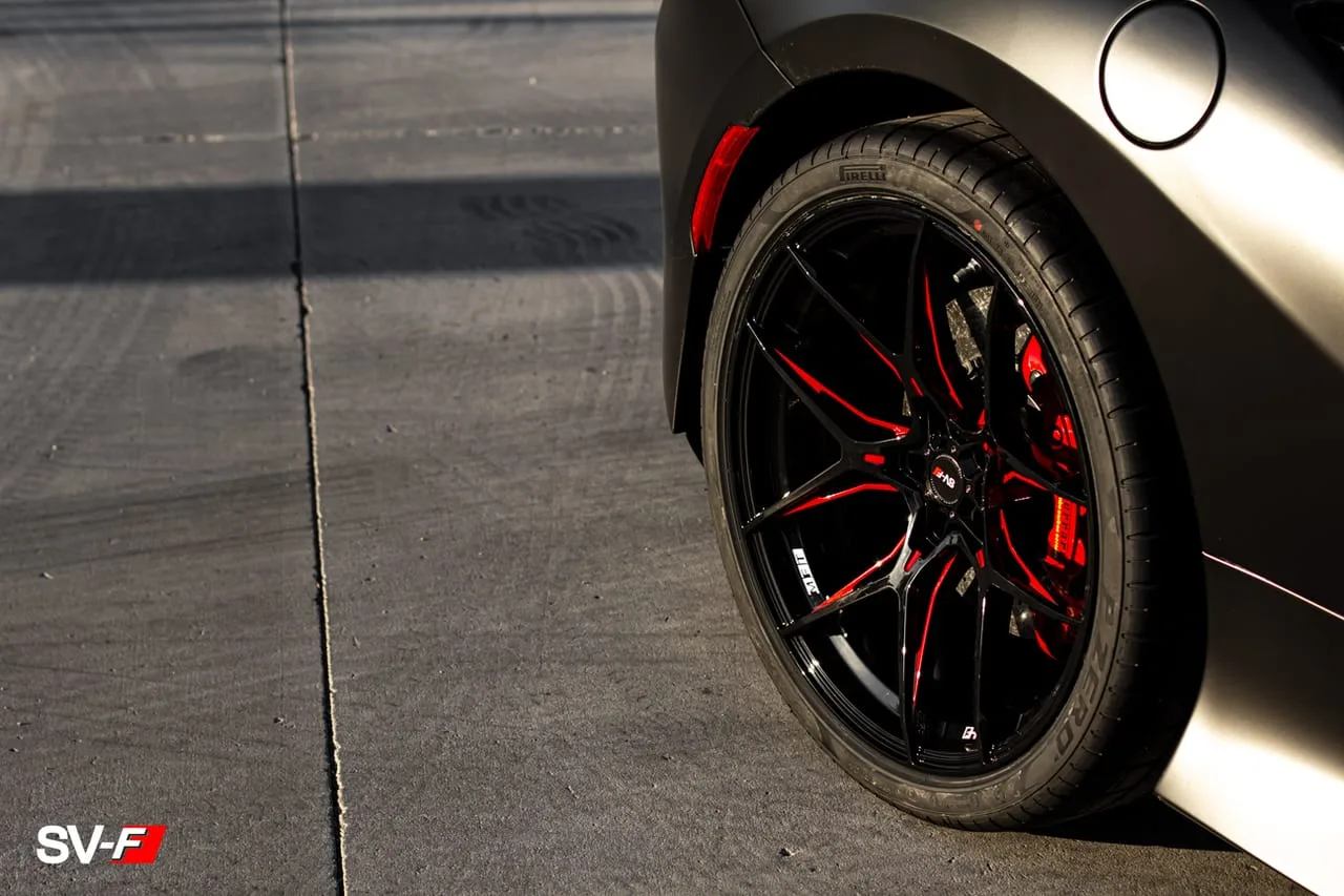 Savini SV-F5 Gloss Black on Ferrari F8 F142MFL, photo 3