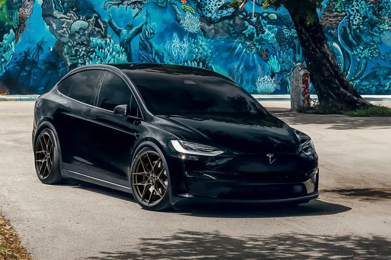 Savini SV-F5 Matte Bronze on Tesla Model X Original (2015-2021), photo 3
