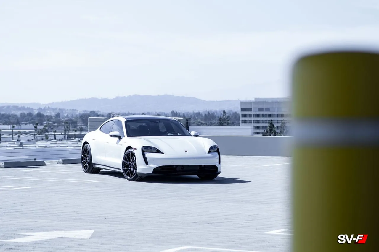 Savini SV-F6 Gloss Black on Porsche Taycan J1.1, photo 7