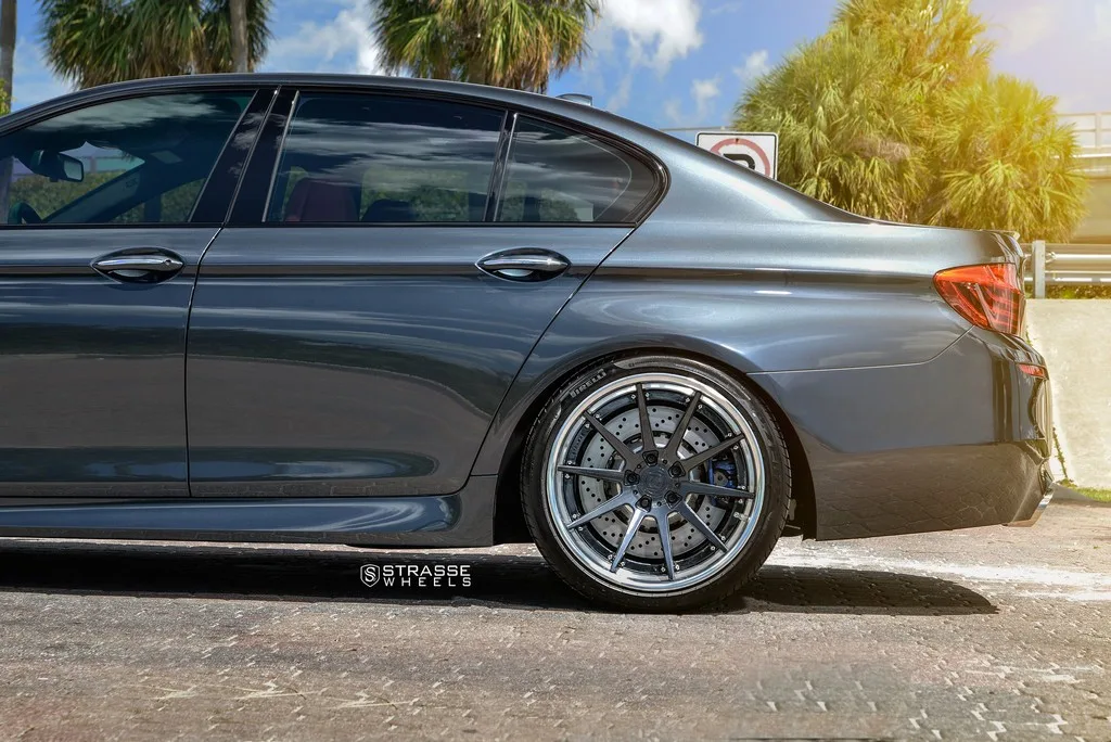 Strasse R10 Deep Concave FS on BMW M5 F10.1, photo 9