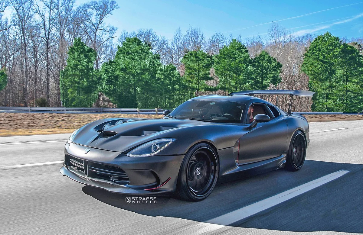 Strasse R10 Deep Concave FS on Dodge Viper VX I (5th gen), photo 6