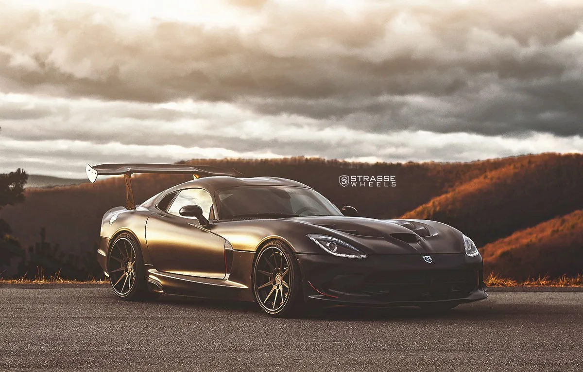 Strasse R10 Deep Concave FS on Dodge Viper VX I (5th gen), photo 3