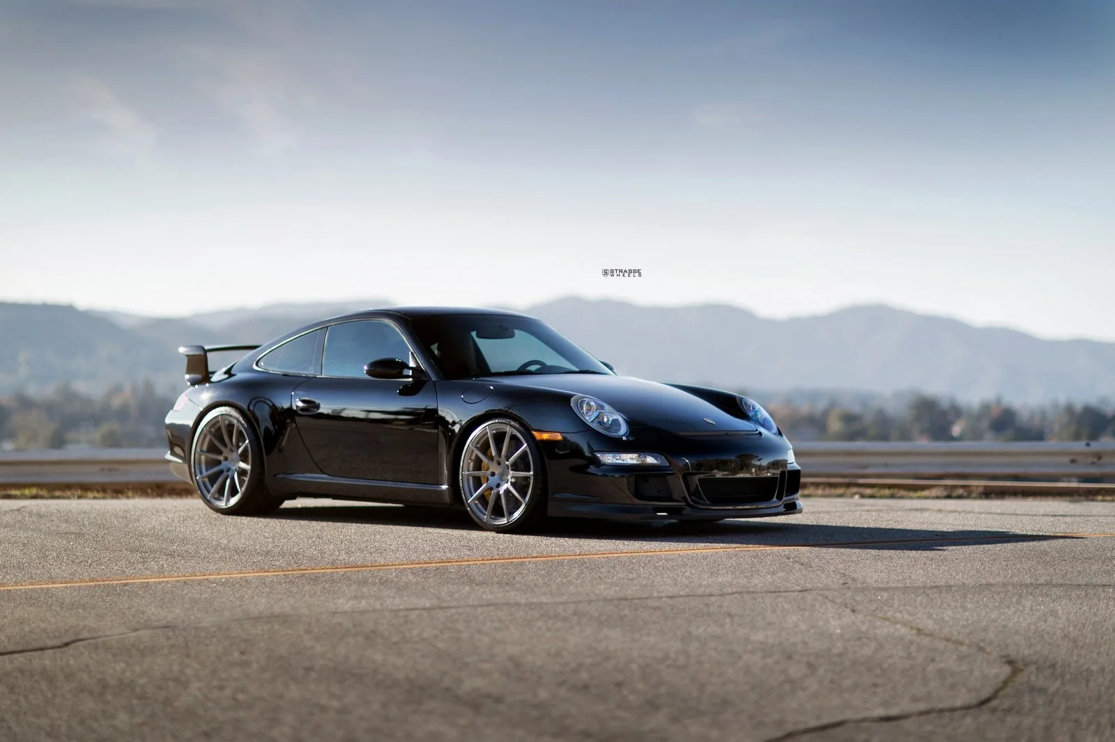 Strasse R10 Deep Concave Monoblock on Porsche 911 997.2