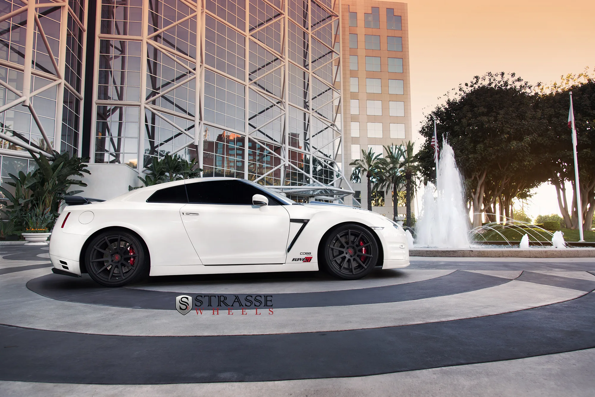 Strasse R10 Deep Concave Monoblock on Nissan GT-R R35.1, photo 3