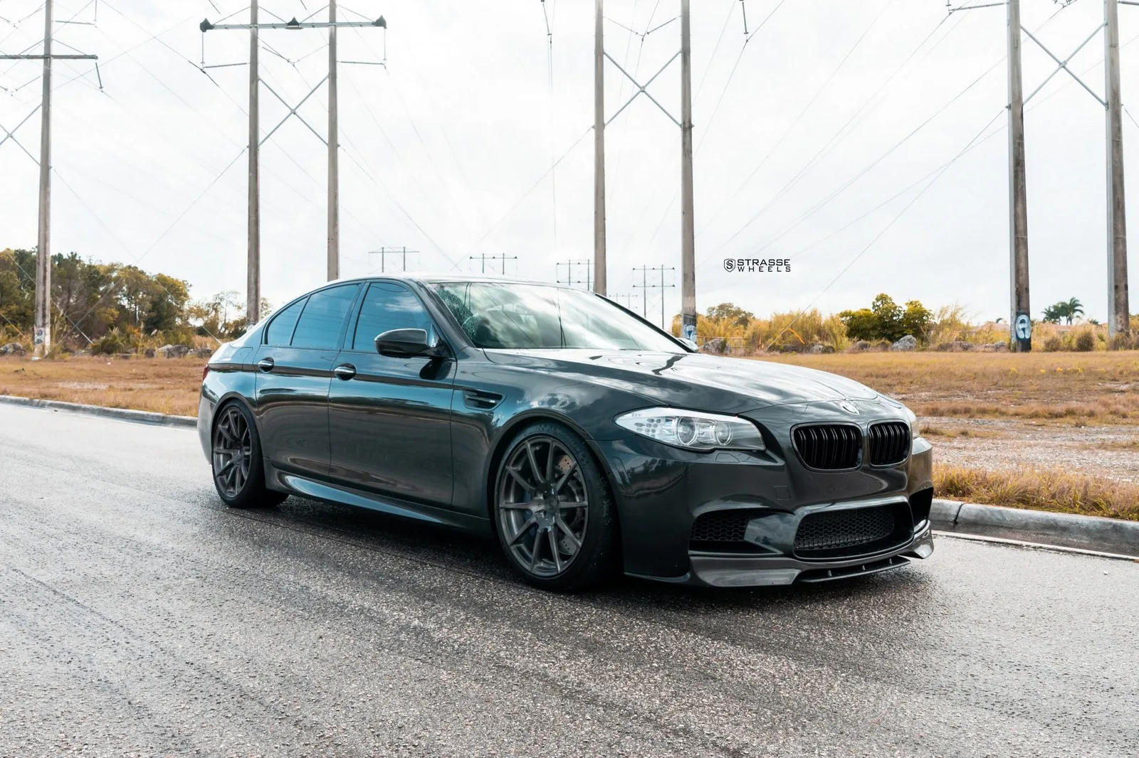 Strasse R10 Deep Concave Monoblocks on BMW M5 F10.1, photo 2