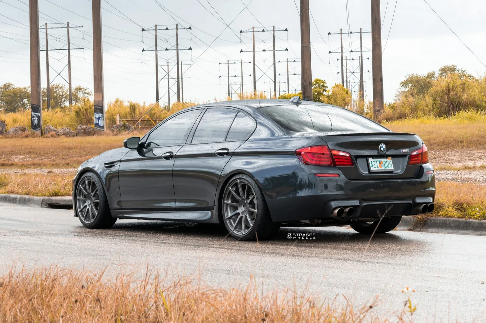 Strasse R10 Deep Concave Monoblocks on BMW M5 F10.1, photo 12