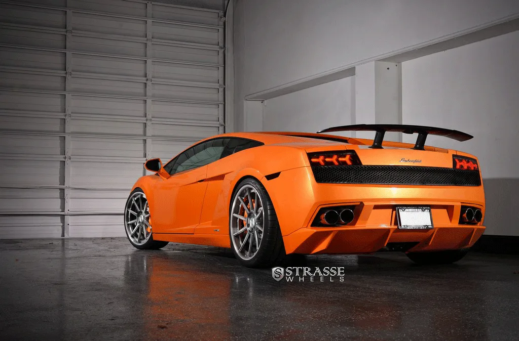 Strasse R10 Deep Concave on Lamborghini Gallardo LP560-4, photo 7