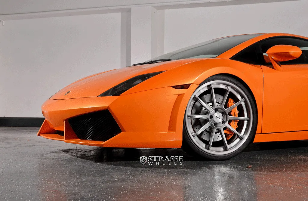 Strasse R10 Deep Concave on Lamborghini Gallardo LP560-4, photo 10