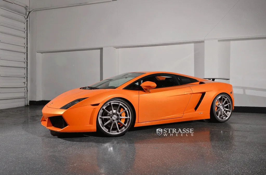 Strasse R10 Deep Concave on Lamborghini Gallardo LP560-4, photo 12