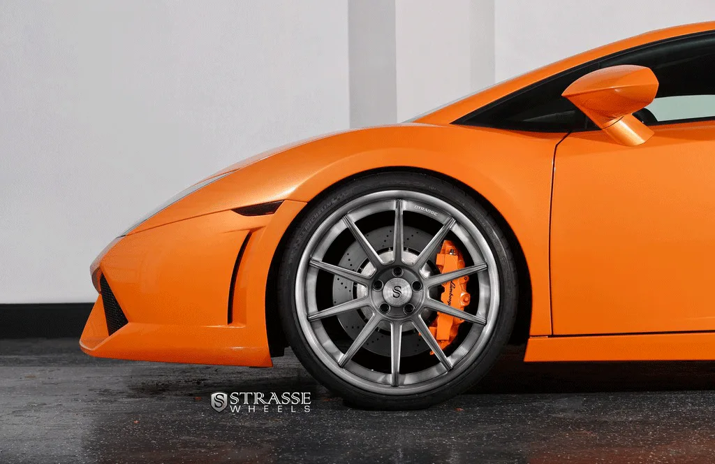Strasse R10 Deep Concave on Lamborghini Gallardo LP560-4, photo 4