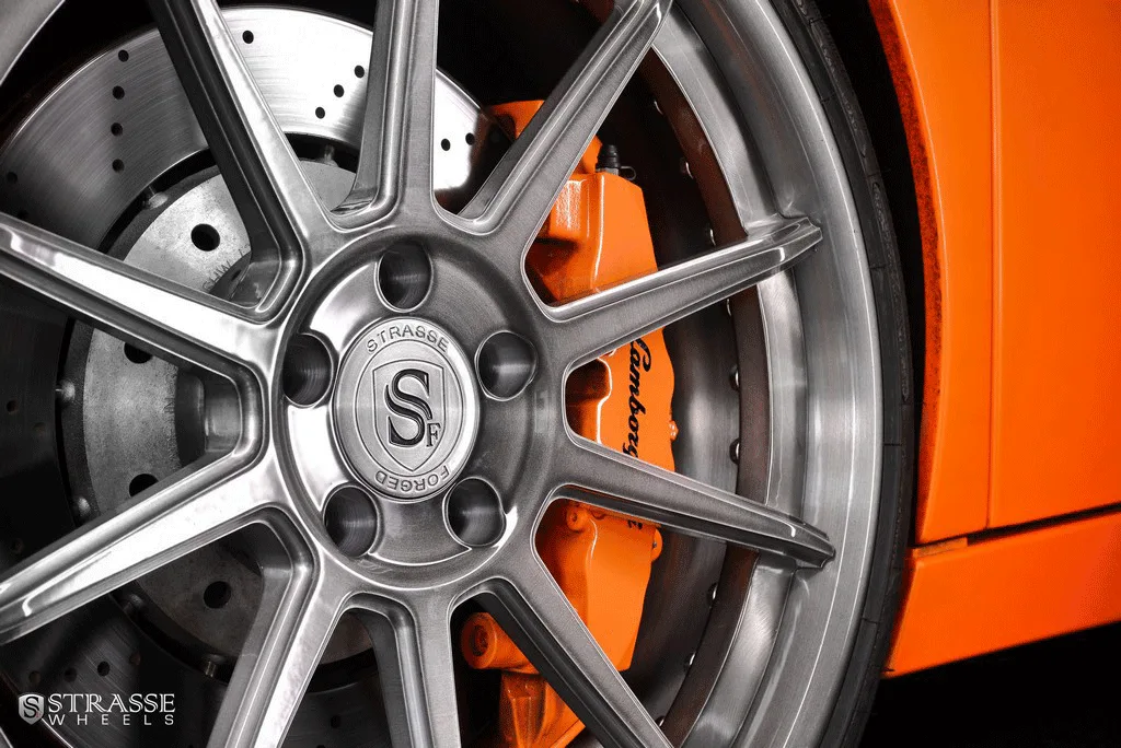 Strasse R10 Deep Concave on Lamborghini Gallardo LP560-4, photo 6