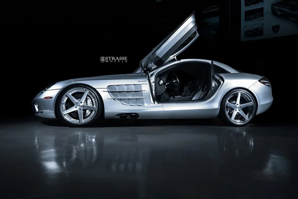 Strasse S5 Deep Concave SC on Mercedes-Benz SLR McLaren C199, photo 4