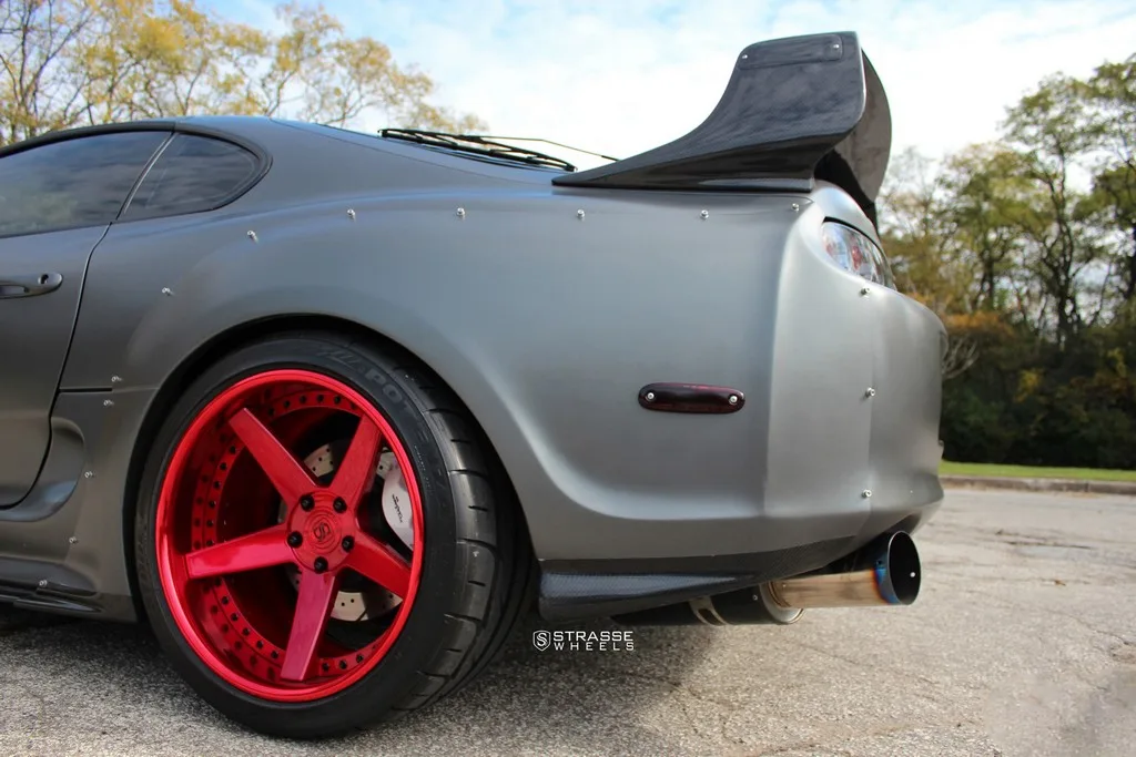 Strasse S5 Deep Concave on Toyota Supra A80, photo 7