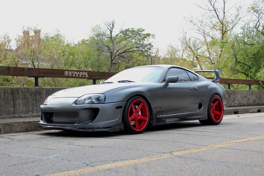 Strasse S5 Deep Concave on Toyota Supra A80, photo 9