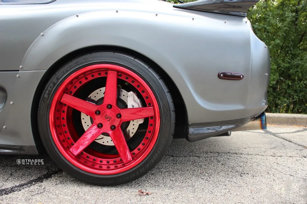 Strasse S5 Deep Concave on Toyota Supra A80, photo 10