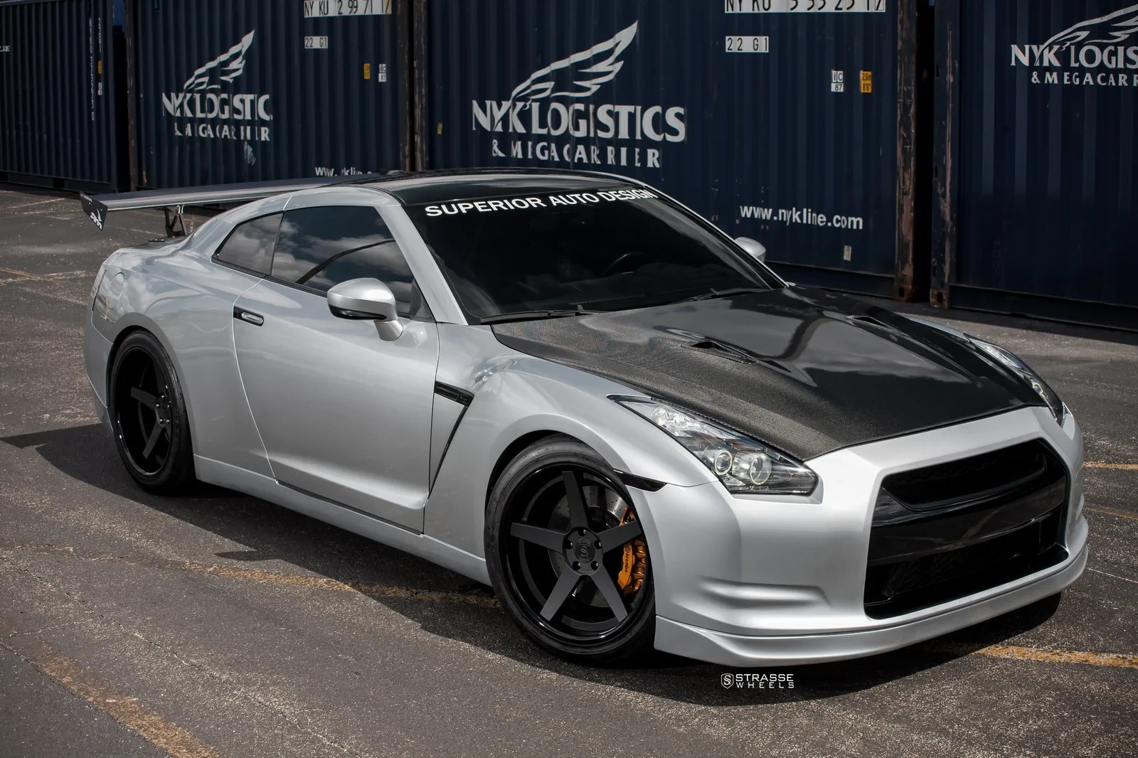 Strasse S5 Deep Concave on Nissan GT-R R35.1, photo 9