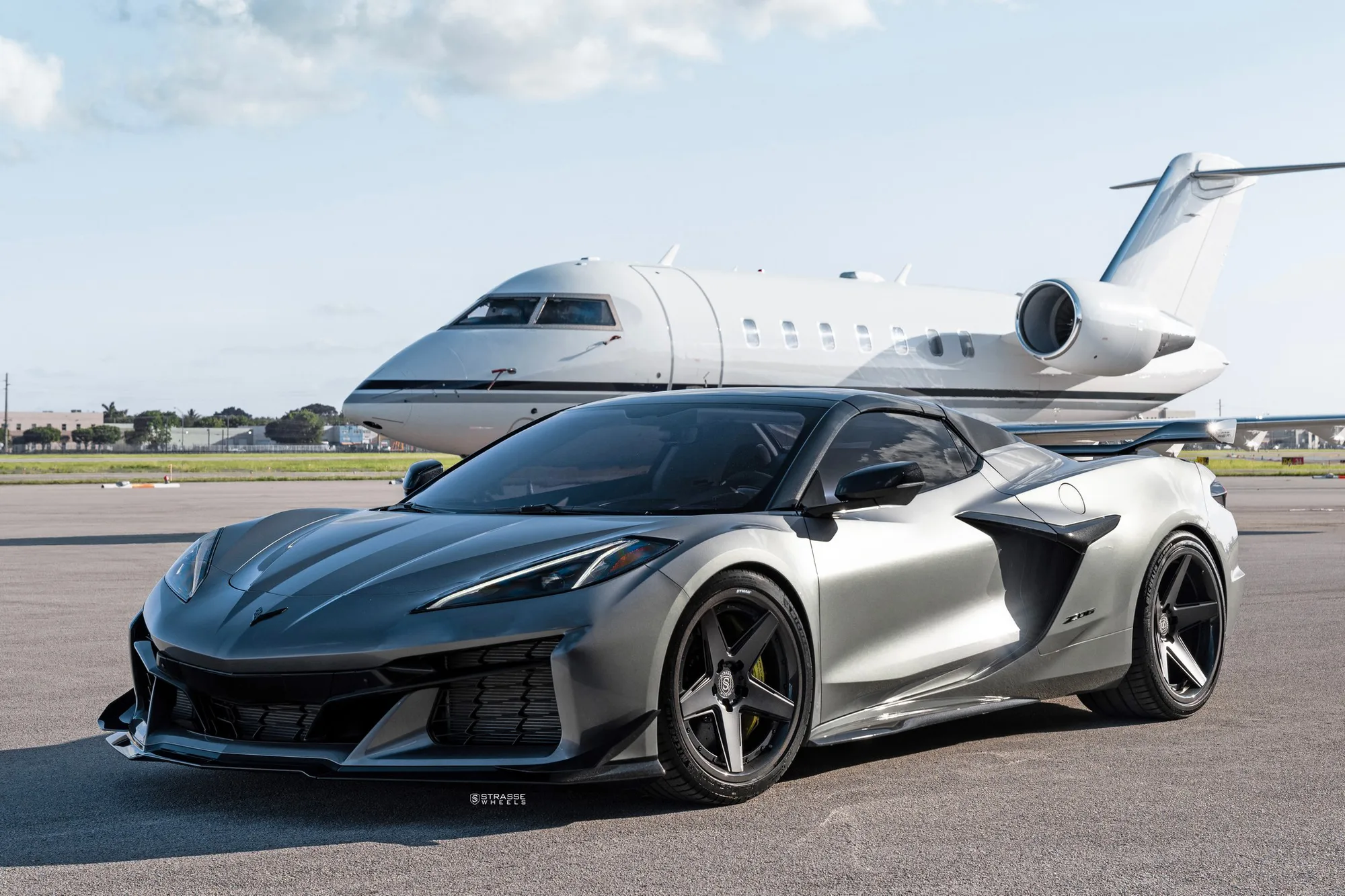 Strasse S5-RS Ultralight Carbon on Chevrolet Corvette C8, photo 9