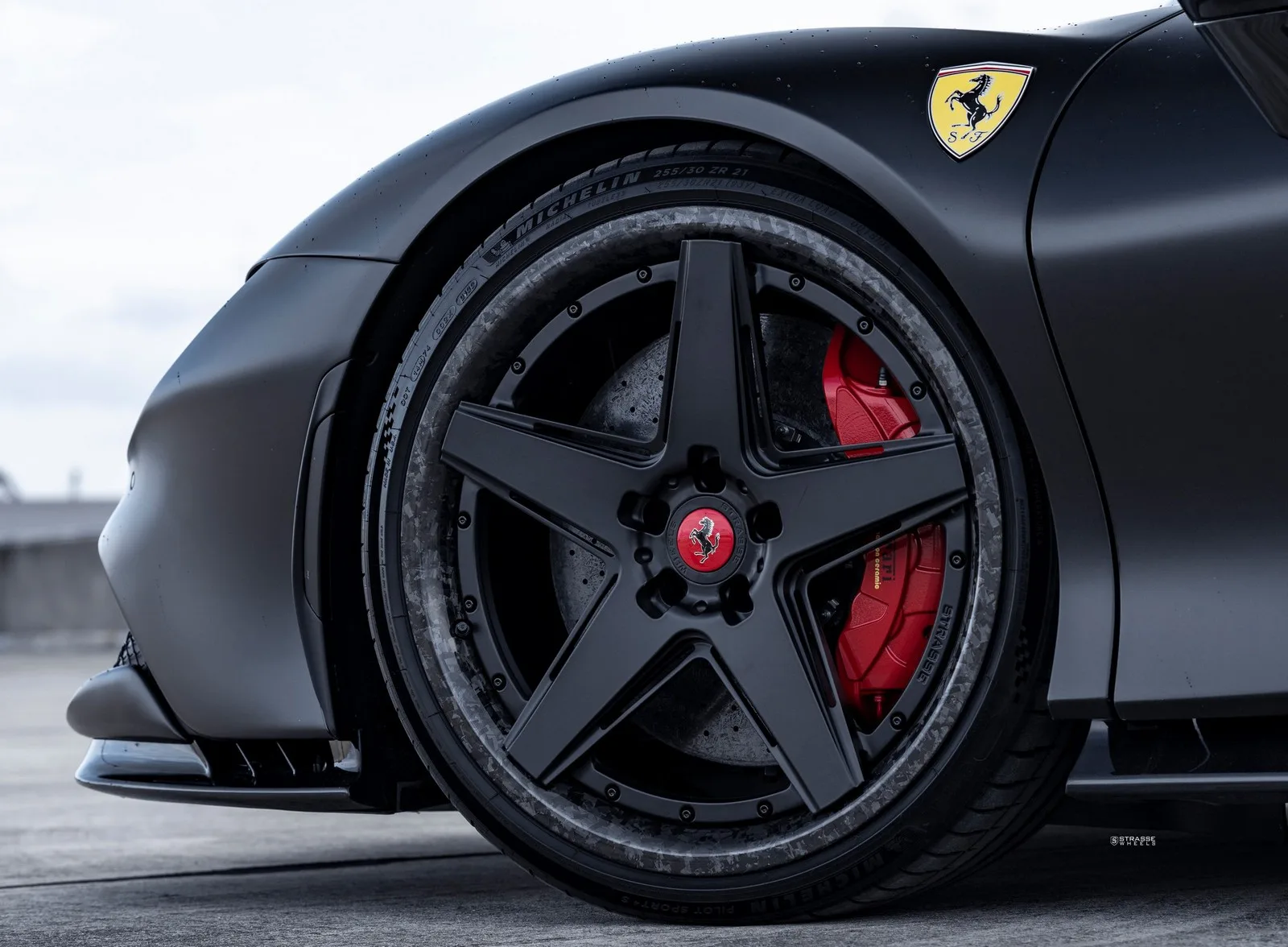 Strasse S5-RS Ultralight Forged Carbon Series on Ferrari SF90 F173, photo 6