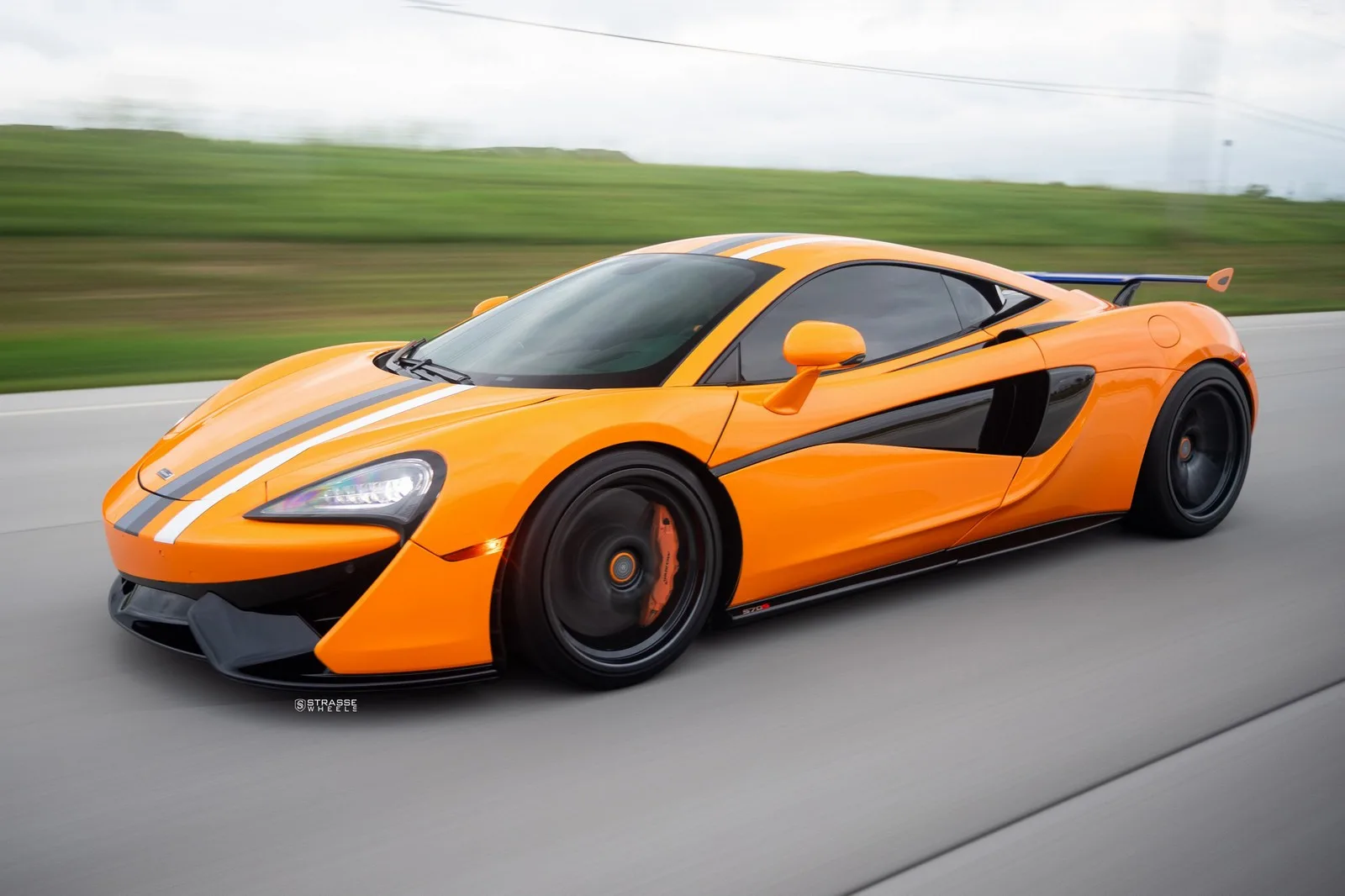 Strasse S5 Sprint Deep Concave Monoblock on McLaren 570S, photo 7