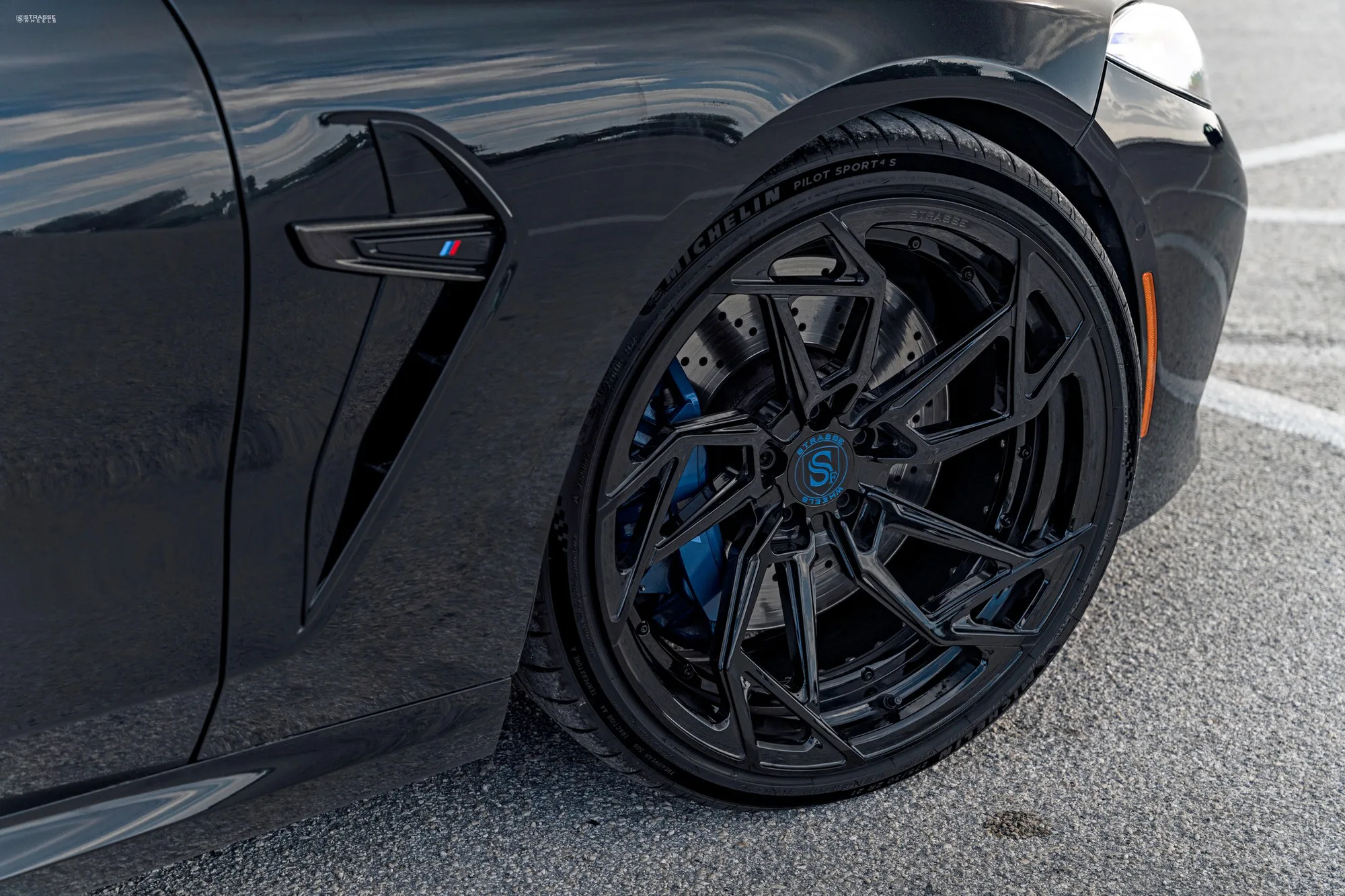 Strasse SB1 Deep Concave Duoblocks on BMW M8 F92.1, photo 6