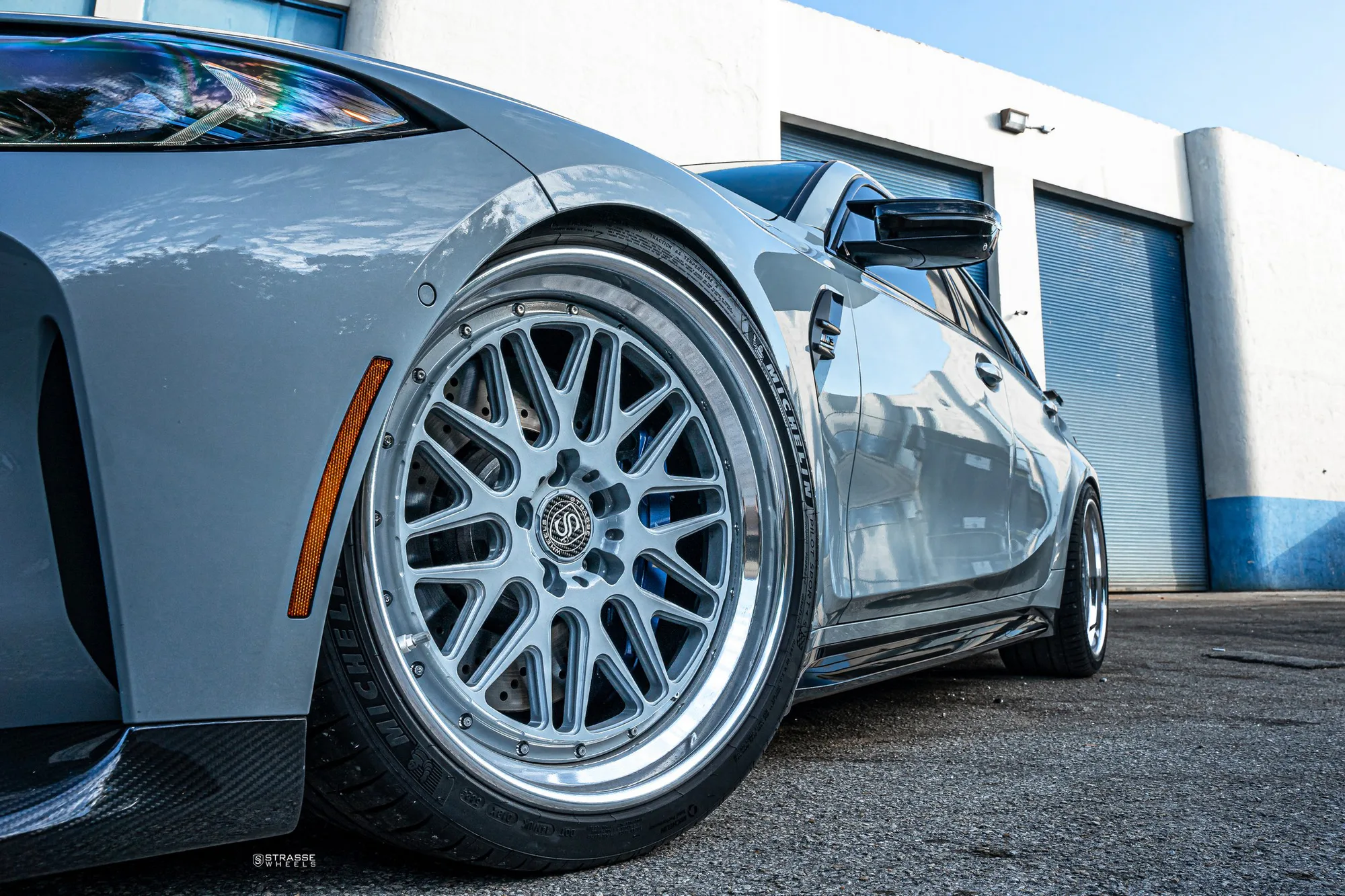 Strasse SM10 Track Series on BMW M3 G80.1, photo 7