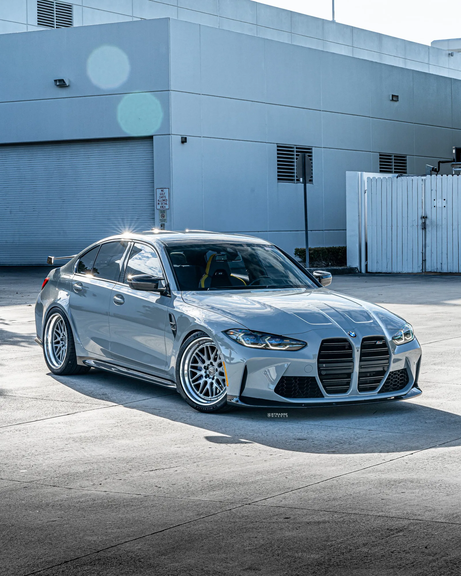 Strasse SM10 Track Series on BMW M3 G80.1, photo 5