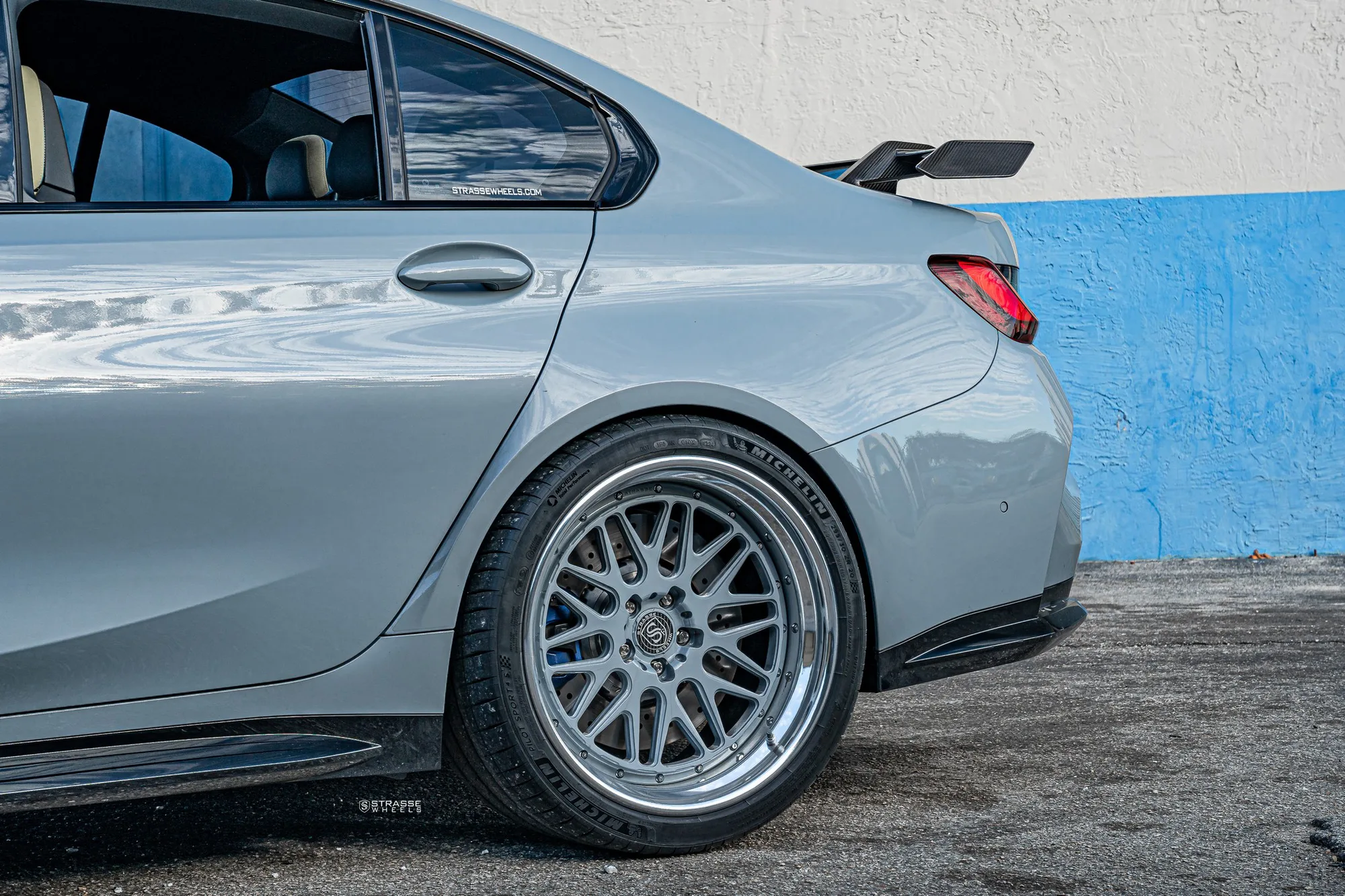Strasse SM10 Track Series on BMW M3 G80.1, photo 8