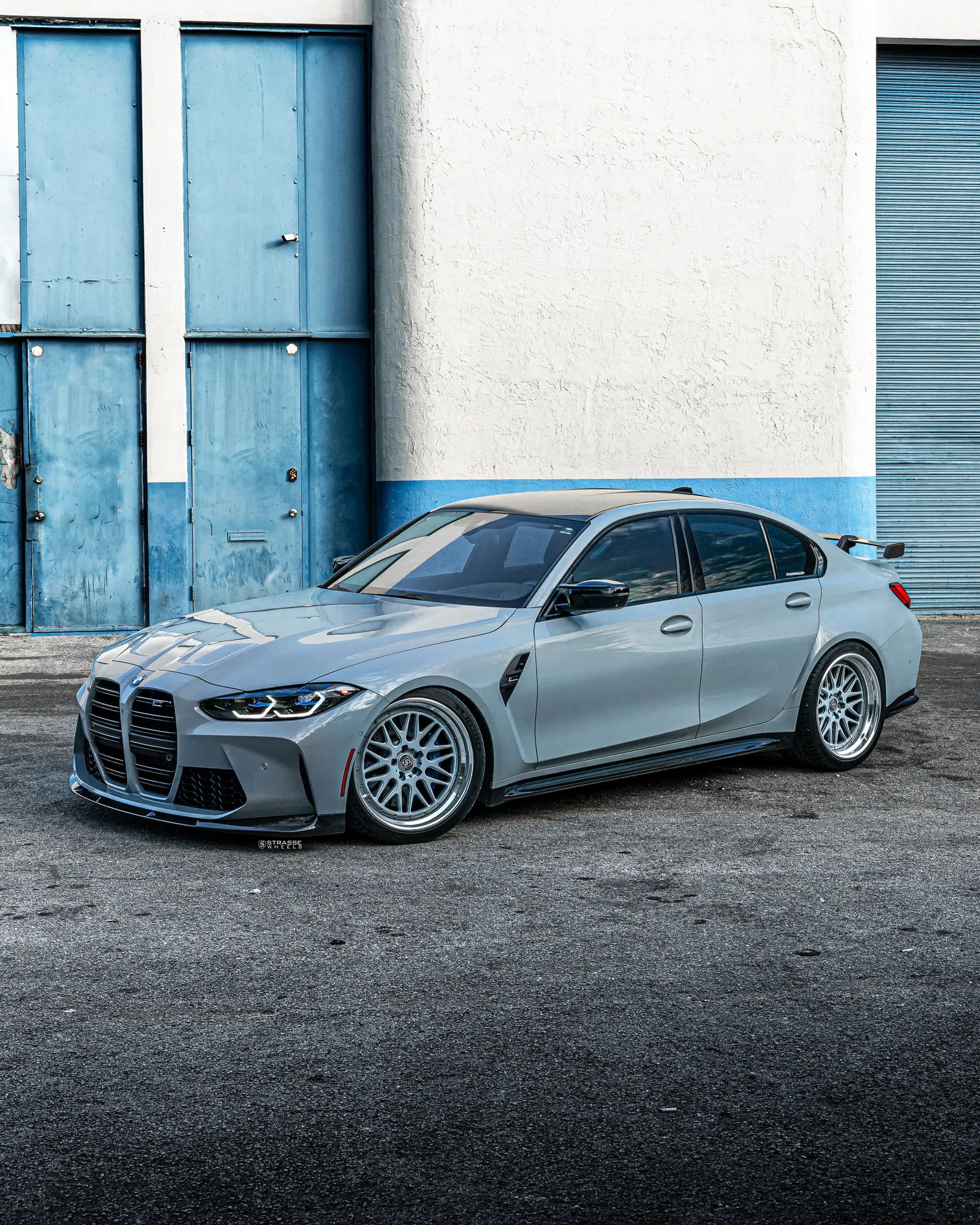 Strasse SM10 Track Series on BMW M3 G80.1, photo 3
