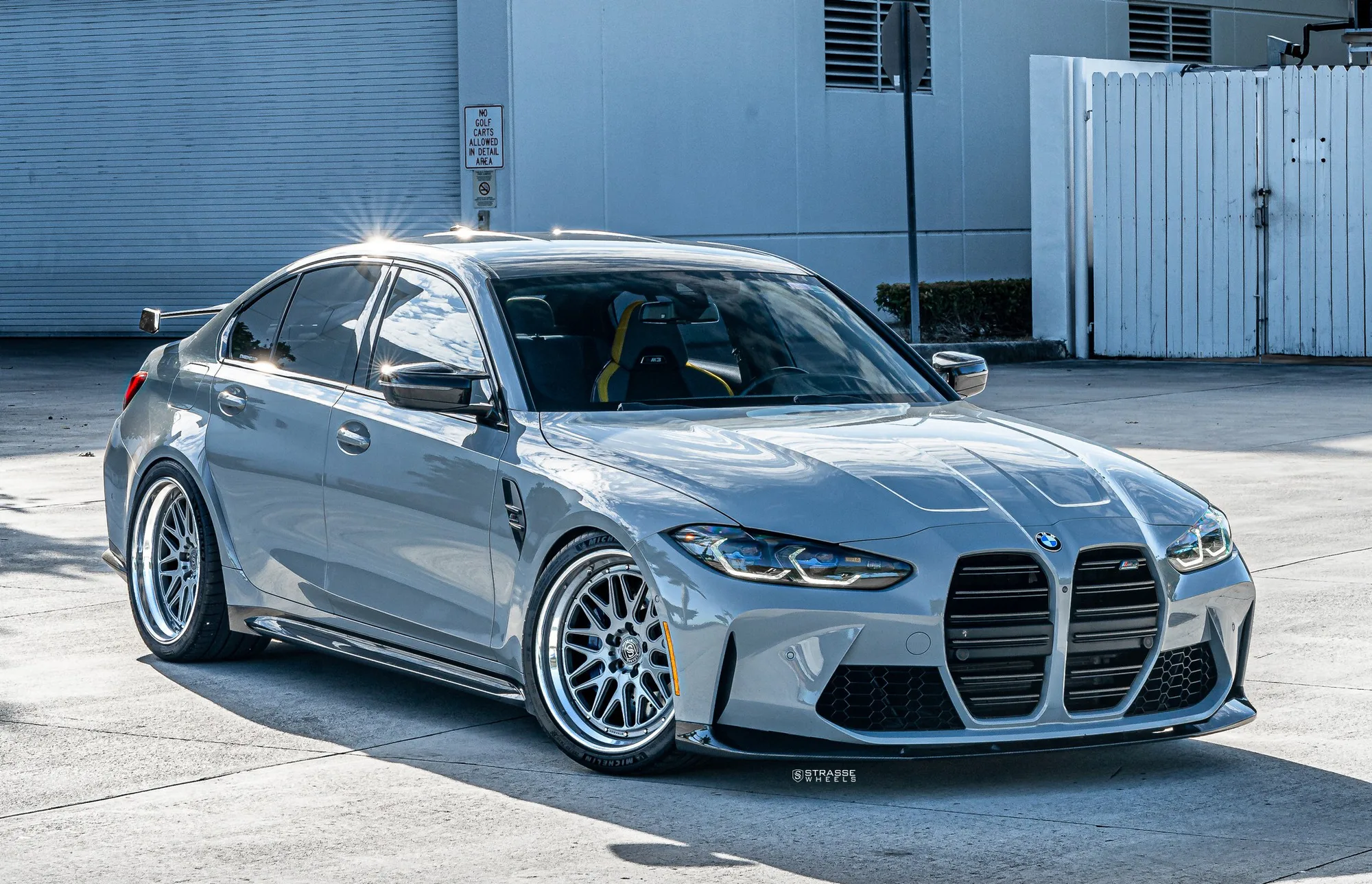 Strasse SM10 Track Series on BMW M3 G80.1, photo 2