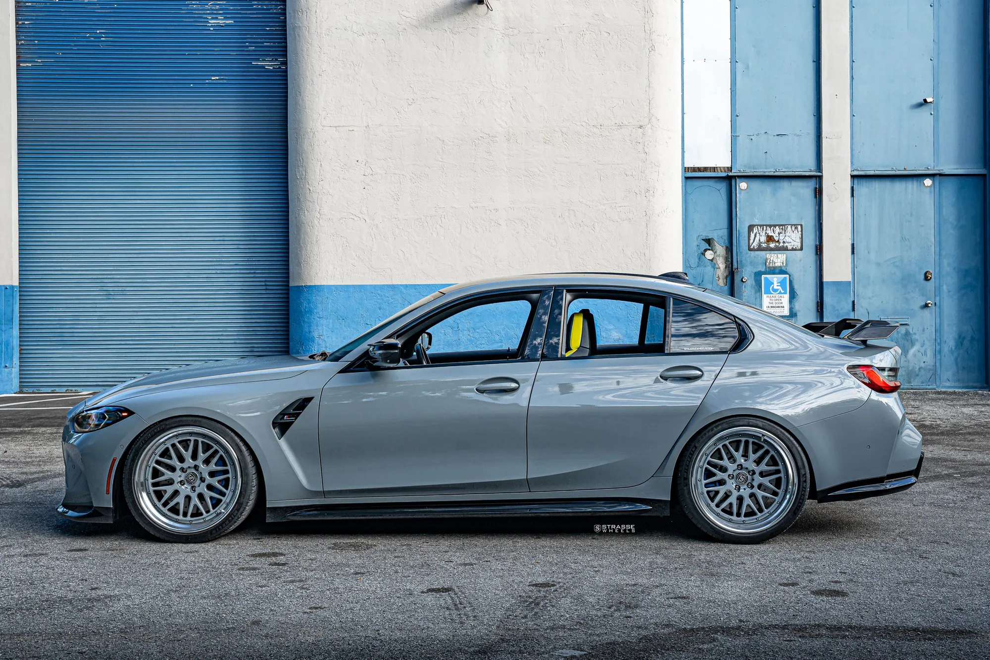 Strasse SM10 Track Series on BMW M3 G80.1, photo 11
